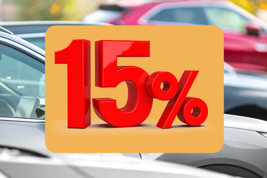 Desconto de 15% no IPVA