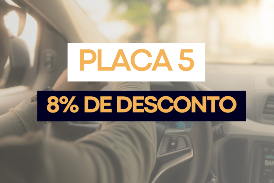 IPVA placa 5 com desconto até dia 28 de maio